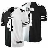 Nike Raiders 4 Derek Carr Black And White Split Vapor Untouchable Limited Jersey Dyin,baseball caps,new era cap wholesale,wholesale hats